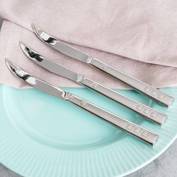 Taffelmesser 3er Set 10-121-052 Silber - Edelstahl - 2 x 2 x 23 cm
