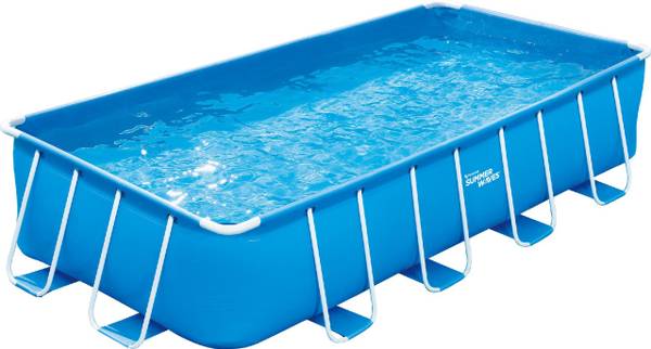 Frame Pool MODELL 488 Blau - Kunststoff - 244 x 100 x 488 cm