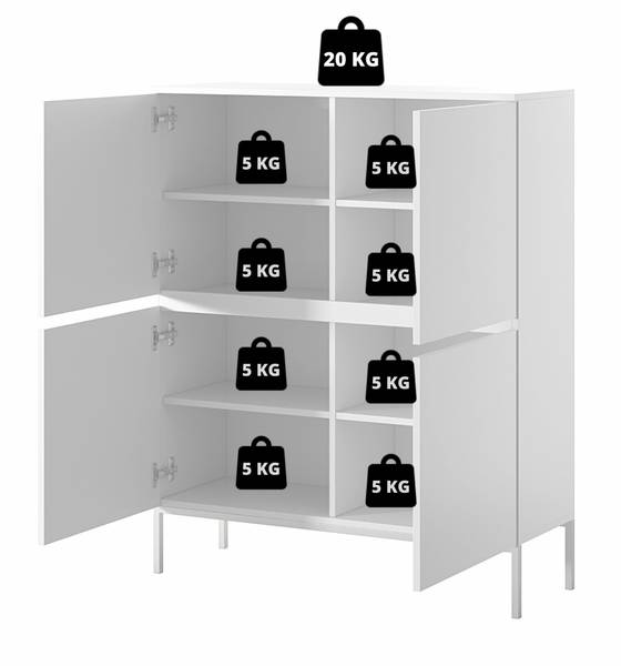 Highboard BEMMI Dunkelgrün