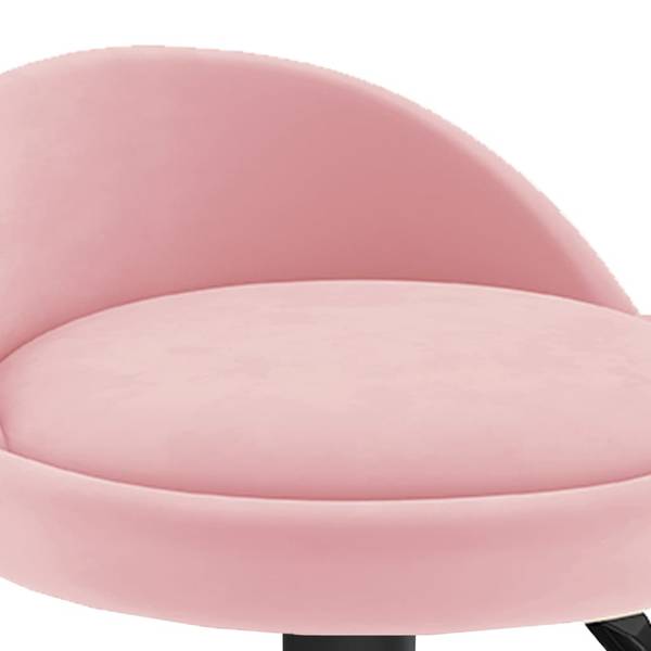 Tabouret de bar 3007071-2 lot de 2 Rose foncé