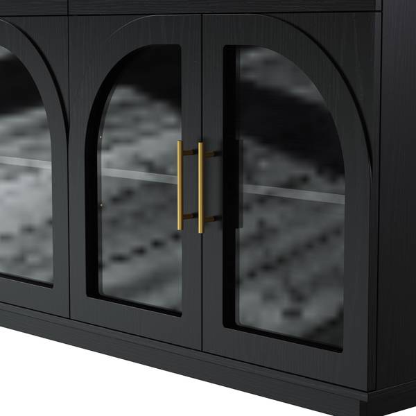 Sideboard Neptunus Ⅰ Schwarz