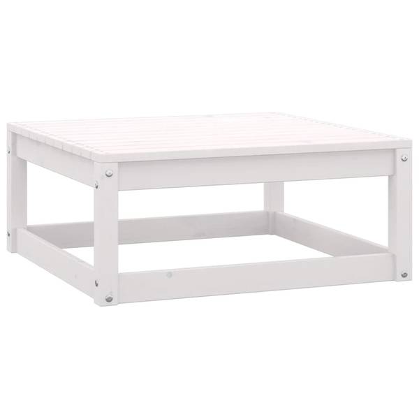 Gartenmöbel-Set 3076360 (6-teilig) Weiß - Polyester - Kiefer - 70 x 30 x 70 cm