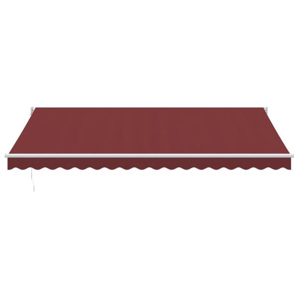 Einziehbare Markise 3028286-1 Burgunderrot - 300 x 450 cm