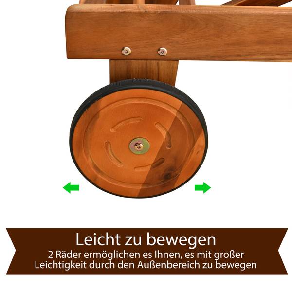 Liege 84B-325 Massivholz - 55 x 89 x 198 cm