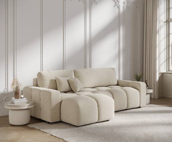 Ecksofa mit Schlaffunktion Ucci Beige