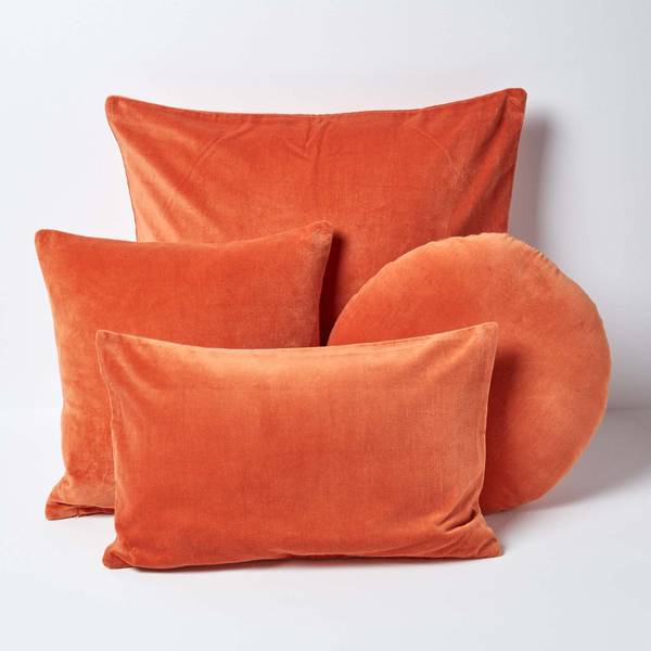 Coussin CUSRNDPLV Orange