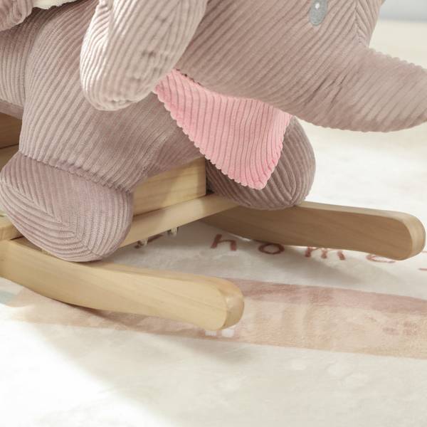 Schaukelpferd 330-208V00BN Braun - Textil - 32 x 49 x 65 cm
