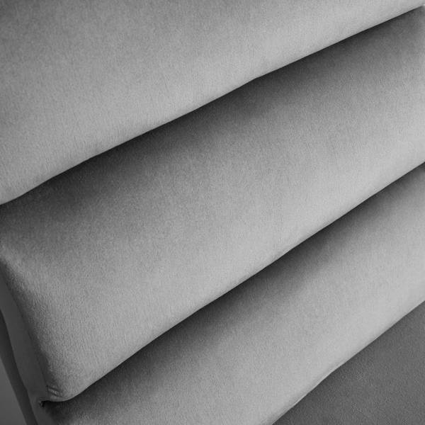 Stuhl KATRIN Grau - Massivholz - Textil - 45 x 88 x 62 cm