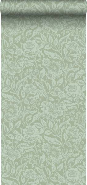 Tapete 139428 Grün - Fleece - 53 x 1005 x 53 cm