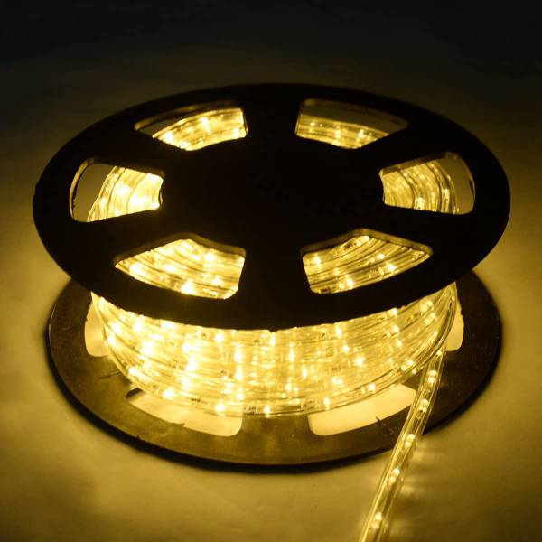 20M LED Lichterschlauch Weiß - Kunststoff - 30 x 10 x 30 cm