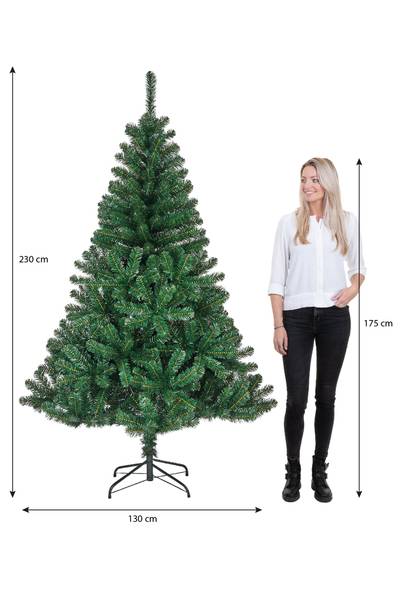 Kunstkerstboom Bedford groen - metaal - 130 x 230 x 130 cm