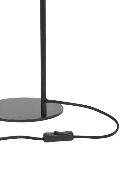 Tischleuchte Lekar Braun - Stahl - 18 x 58 x 27 cm