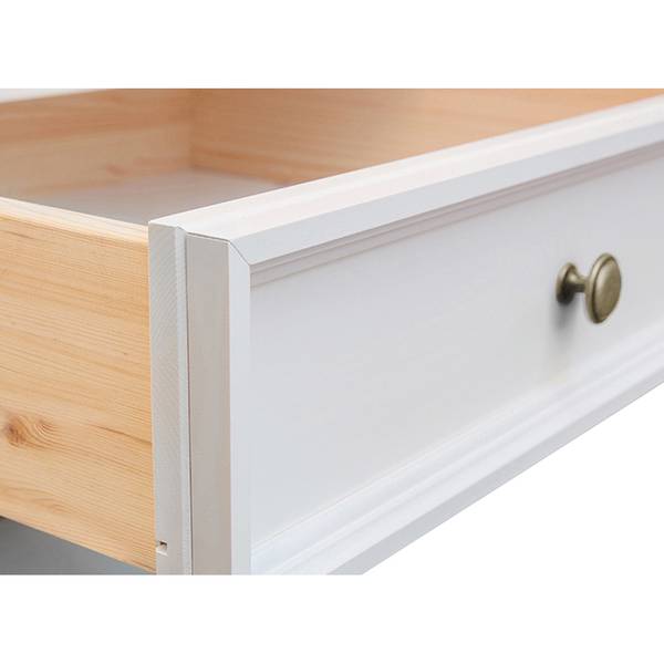 Kleiderschrank BORMIO-163-6 Weiß - Kiefer - 156 x 190 x 65 cm