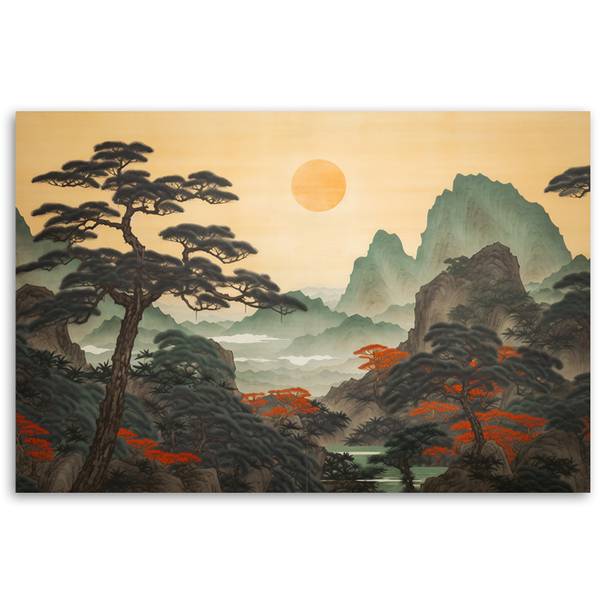 Canvas schilderij Japan 100 x 70 cm
