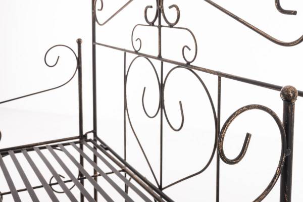 Standregal Lenja Braun - Metall - 60 x 160 x 30 cm