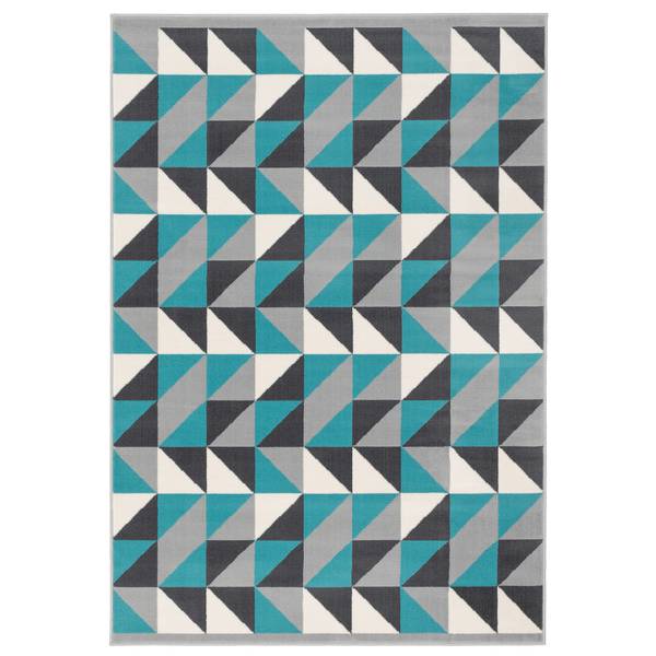 Soft-Touch Velours Teppich Canvas Modern 160 x 230 cm
