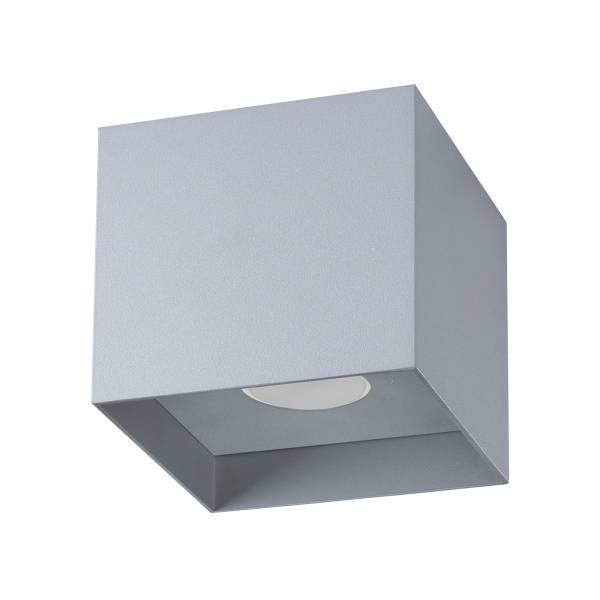 Deckenlampen Hati Grau - Aluminium - 12 x 11 x 12 cm