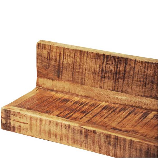 Étagère 241088 (lot de 2) Marron - Manguier - 16 x 16 x 110 cm
