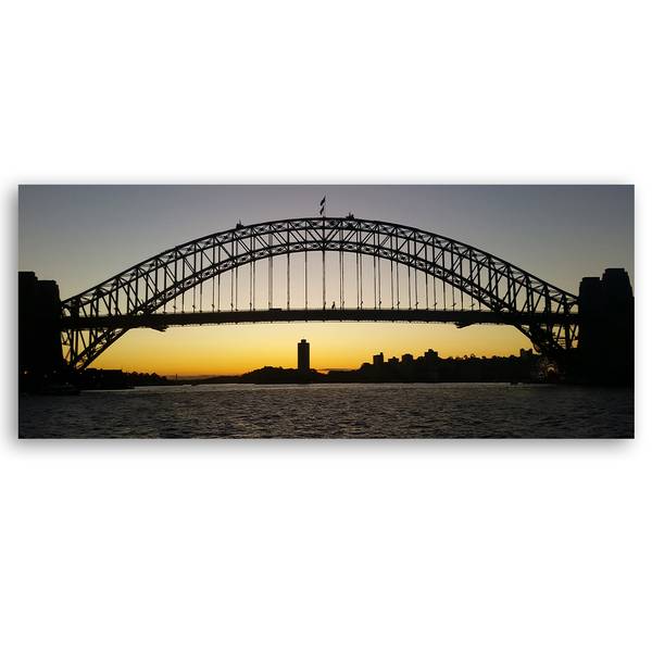 Tableau déco pont de sydney harbour 120 x 40 cm