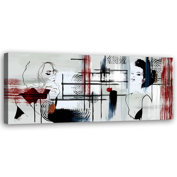 Canvas schilderij Abstracte kunst 120 x 40 cm
