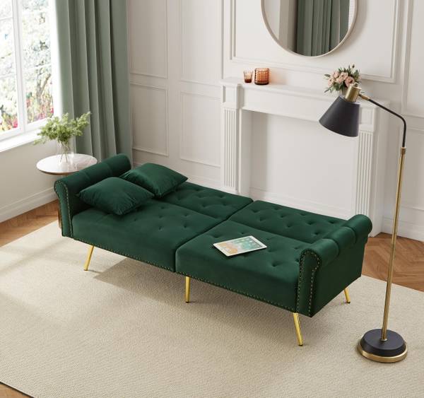 2-Sitzer-Schlafsofa Lelantos Ⅲ Grün