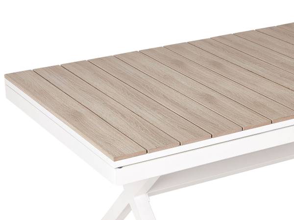 Tuintafel FANES bruin - wit