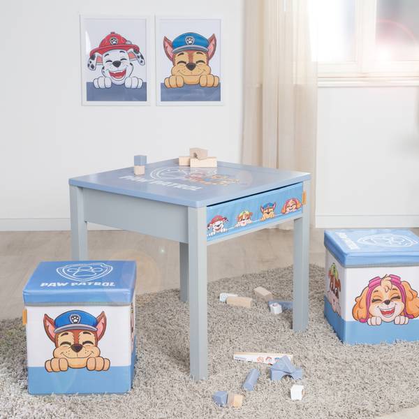 Table avec plateau réversible Paw Patrol Bois manufacturé - 50 x 51 x 60 cm