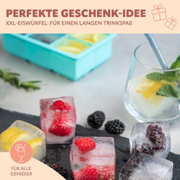 Eiswürfelform 48488 (2er-Set) Türkis - Kunststoff - 15 x 5 x 10 cm