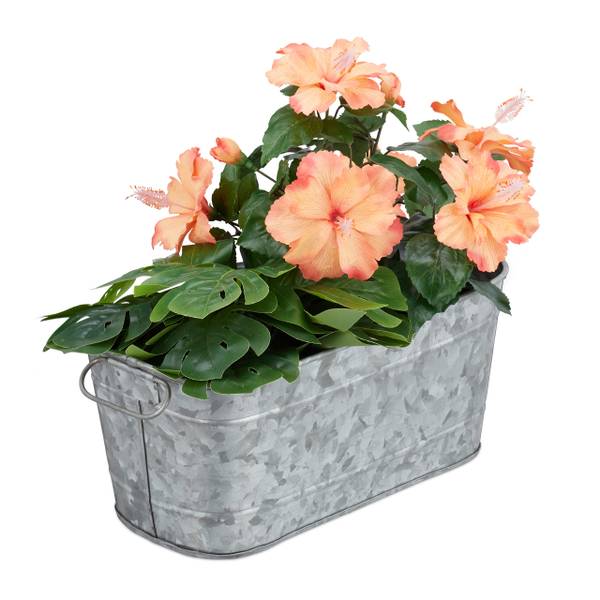 blumenständer bast Lumaland Blumenständer aus Bambus - 30 x 30 x 35,5 cm main image 0