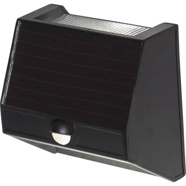 Aussenleuchte mit Sensor Wally Schwarz - ABS - Acrylglas - 11 x 11 x 6 cm