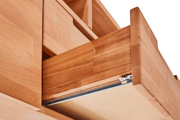 TV-Lowboard / Kommode  Kernbuche massiv Braun - Kernbuche - 151 x 55 x 40 cm