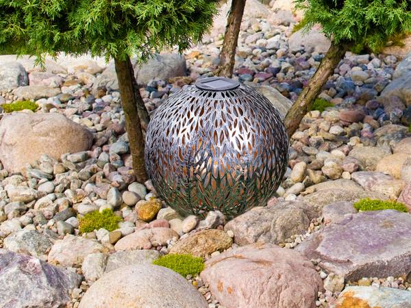 2er Set Solarkugeln Garten, Metall Ø27cm kaufen