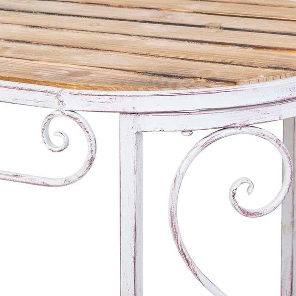 Couchtisch Jardin Mueble Grau - Massivholz - 115 x 50 x 60 cm