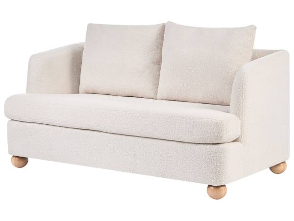 Sofa RATTVIK 4-tlg Braun - Weiß - Naturfaser - 162 x 86 x 82 cm
