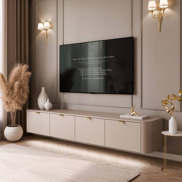 TV-schrank CELESTE Beige - Holzwerkstoff - 200 x 34 x 40 cm