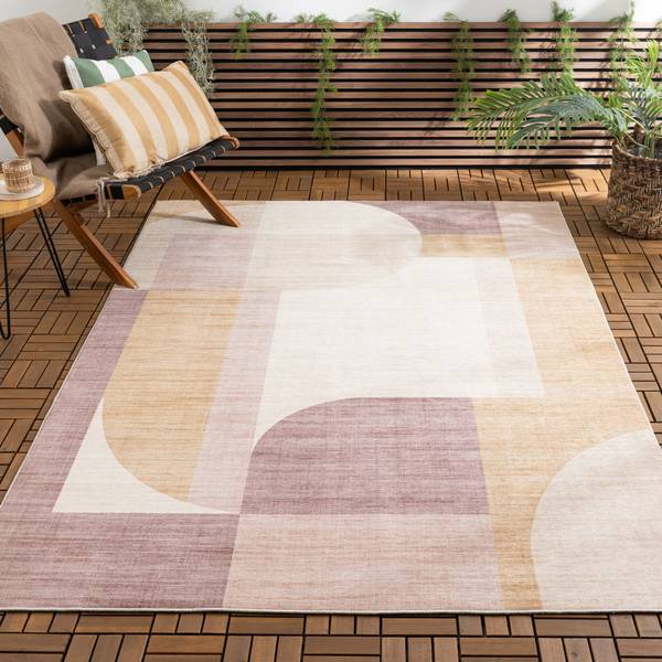 Teppich Groovy Shapes Multicolor - 80 x 150 cm