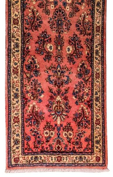 Orientteppich Oriental Rot - Wolle - 75 x 1 x 316 cm