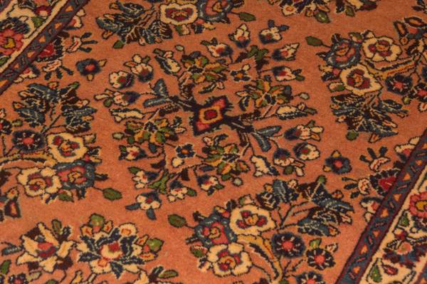 Orientteppich Oriental Braun - Wolle - 78 x 1 x 317 cm
