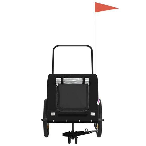 Remorque vélo pour chien 3028683-2 Gris - 63 x 66 x 125 cm