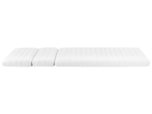 Matratze CLEVER GROW Weiß - 90 x 10 x 130 cm