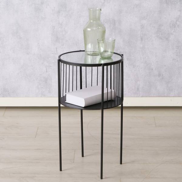 Couchtische LOBO Schwarz - Metall - 33 x 56 x 33 cm