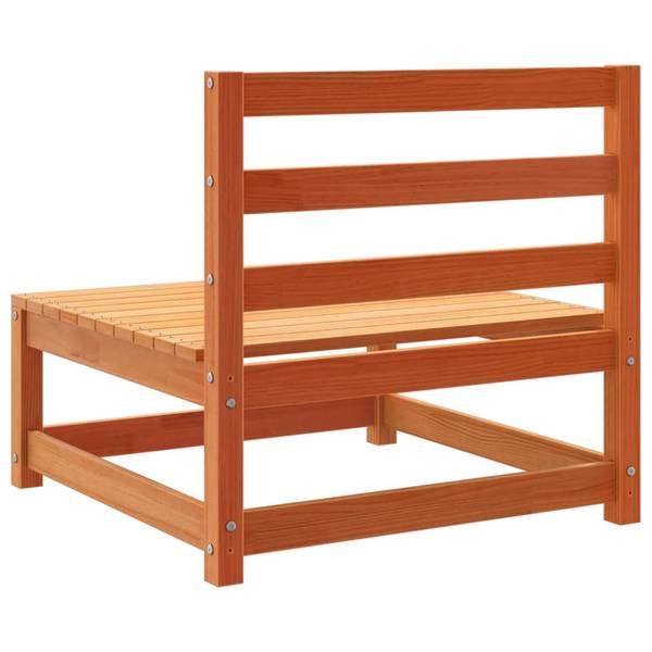 Gartensofa 3007913-5 (3-teilig) Braun - Kiefer - 70 x 67 x 70 cm