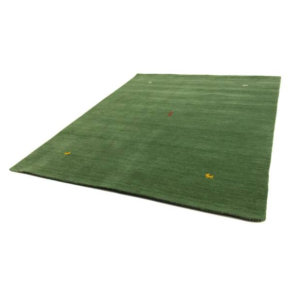 Wollteppich Deluxe Grün