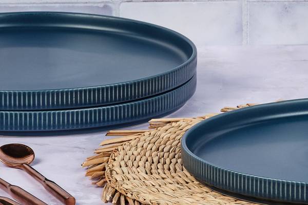 Serviesset SCANDI 36-delig blauw