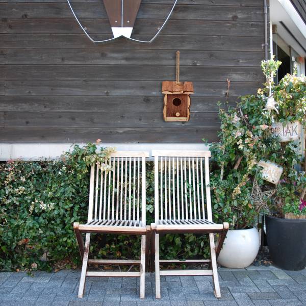 Decoratie vogelhuisje hout bruin - plaatmateriaal op houtbasis - 12 x 17 x 10 cm