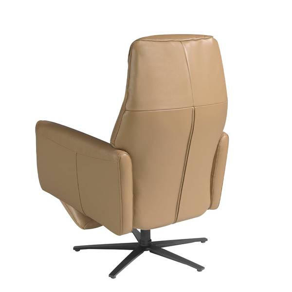 Relax-Drehsessel 5086 Beige - Flachgewebe - Kunstleder - 79 x 108 x 83 cm