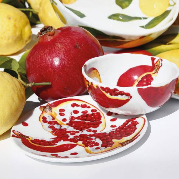 Frühstücksteller Dieta Mediterranea Porzellan - 16 x 2 x 16 cm