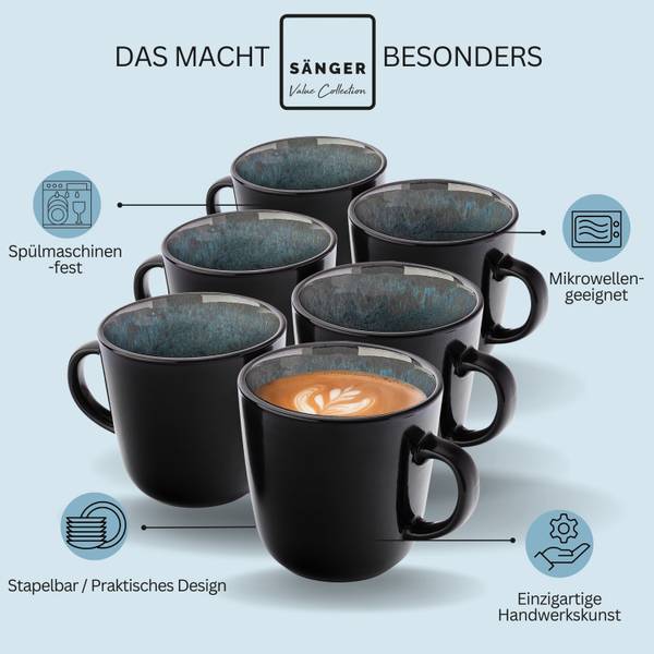 Kaffeebecher Set Manila - 6 teilig kaufen