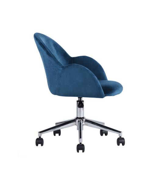 Stuhl CHIOZZA Blau - Webstoff - 57 x 77 x 62 cm