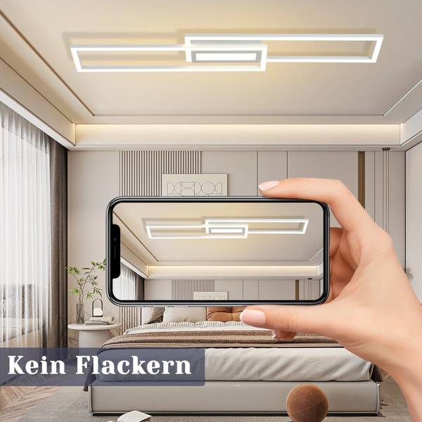 LED Deckenleuchte Garcia Weiß